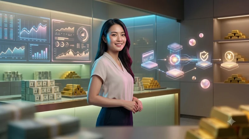 Minh họa khái niệm game bài online và sự phổ biến của trò chơi trên nền tảng kỹ thuật số