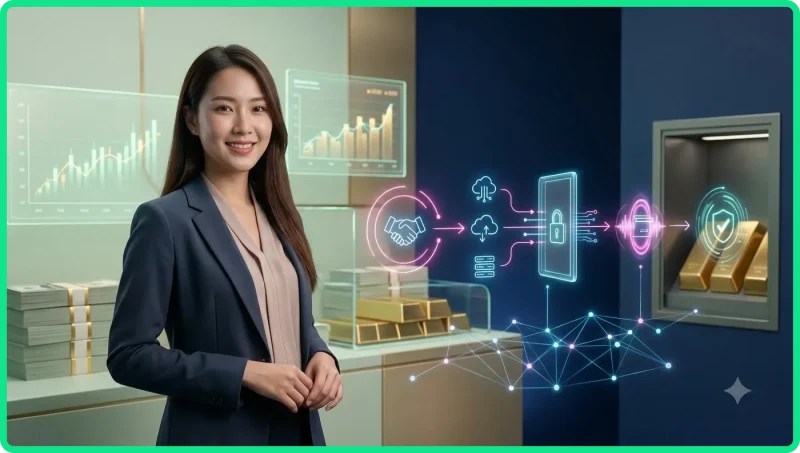 Minh họa khái niệm game bài online và sự phổ biến của trò chơi trên nền tảng kỹ thuật số