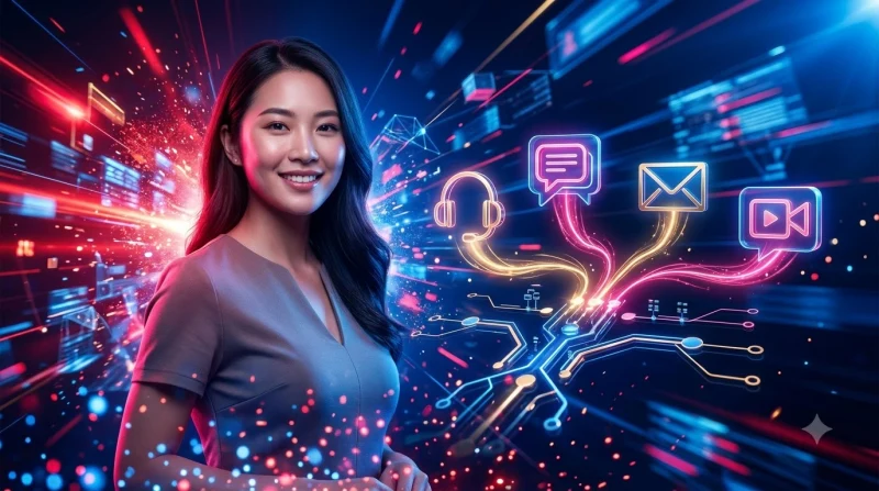Minh họa sơ đồ tư duy giúp người dùng lựa chọn kênh liên hệ hỗ trợ phù hợp nhất.